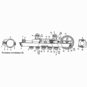 Тележка пятикатковая 50-21-393СП (50-21-392СП)